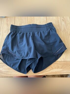 lululemon athletica Women's Navy Blue Athletic Shorts